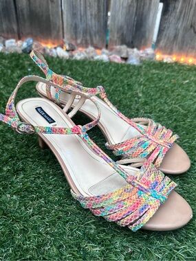 Alex Marie Multicolor Strappy Sandals